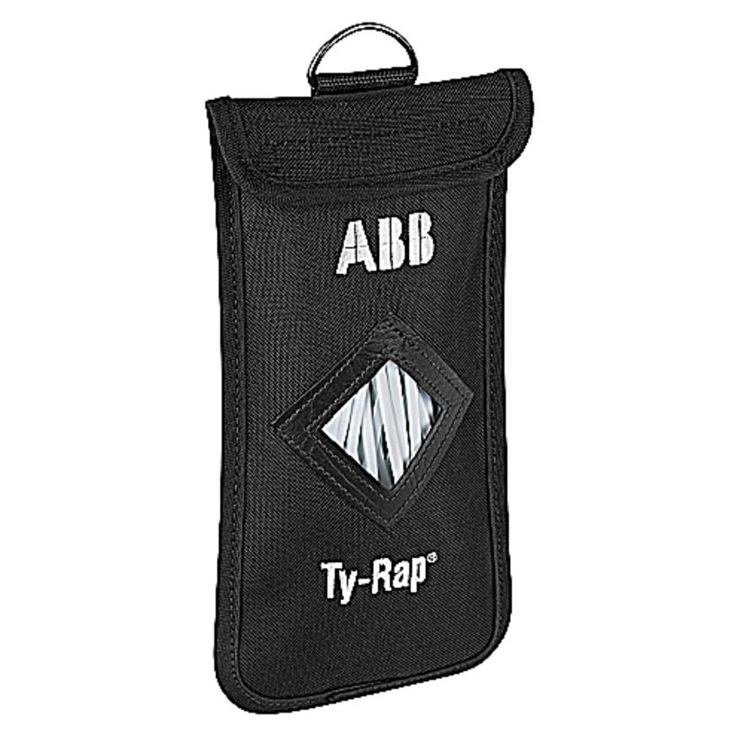 Thomas & Betts Ty-Rap® TY-TOTE-25 Cable Tie Dispenser, For Use With 8 in Tie, 185 deg F, Polyester, Black